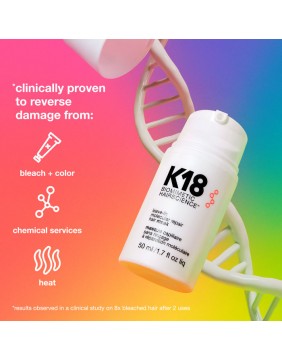 K18 PEPTIDE NENUPLAUNAMA MOLEKULINĖ ATKURIAMOJI KAUKĖ PLAUKAMS, 50 ML