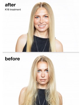 K18 PEPTIDE NENUPLAUNAMA MOLEKULINĖ ATKURIAMOJI KAUKĖ PLAUKAMS, 5 ML