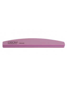Dildė nagų poliravimui Osom Professional, Half Moon Shape, rožinė, SD1793240240 240/240, 1 vnt