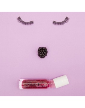 BLACKBERRY Rollette Lip Gloss Gervuogių skonio lūpų blizgesys, 6.5ml