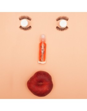 PEACH Rollette Lip Gloss Persikų skonio lūpų blizgesys, 6.5ml