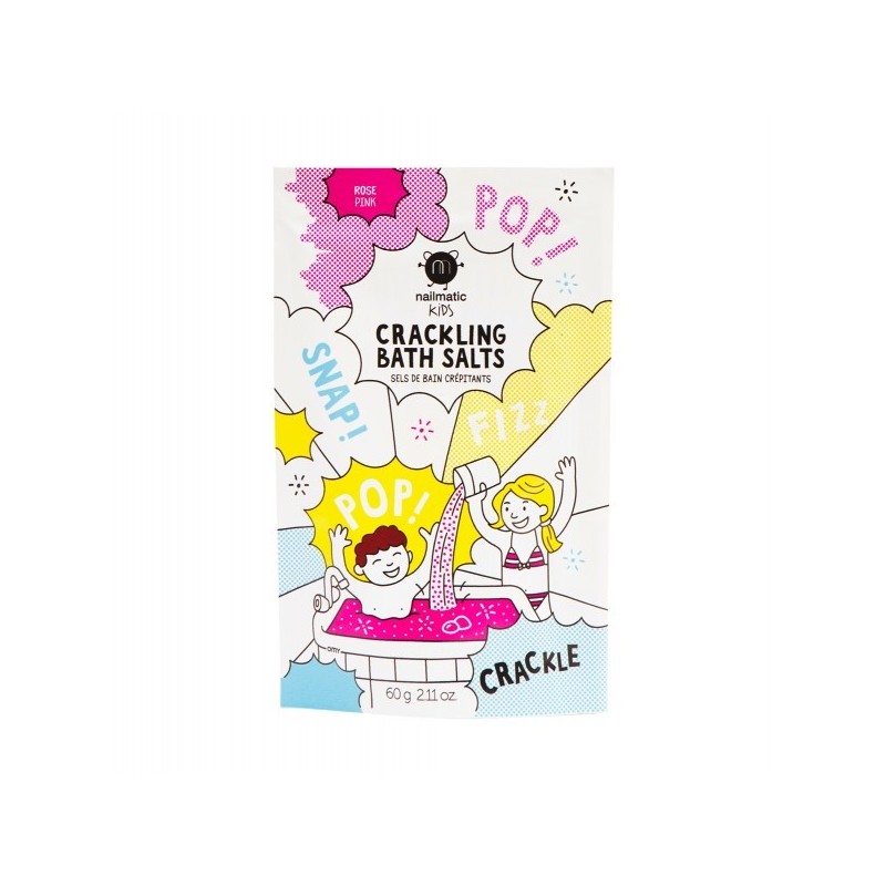 Pink Crackling Bath Salts Spragsinti vonios druska, 60g