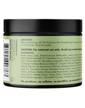 Plaukų kaukė Mielle Rosemary Mint Strengthening, 340 gr