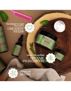 Plaukų kaukė Mielle Rosemary Mint Strengthening, 340 gr