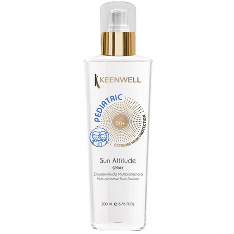 KEENWELL SUN ATTITUDE FLUIDAS NUO SAULĖS VAIKAMS SPF50, 200 ml