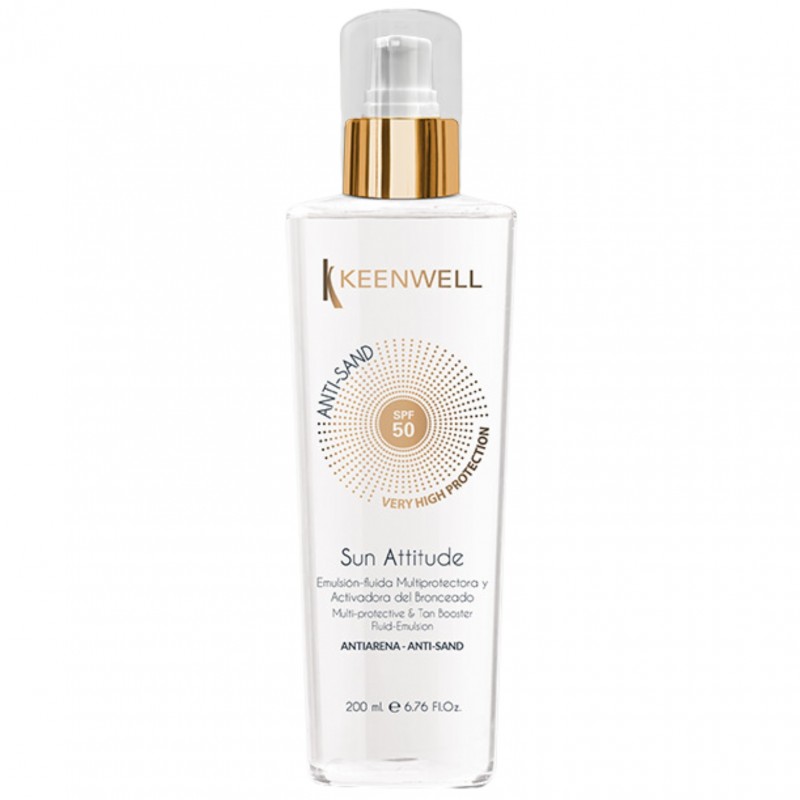 KEENWELL SUN ATTITUDE FLUIDAS NUO SAULĖS SPF50, 200 ml