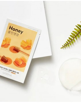 Missha Airy Fit Sheet Mask Honey Veido kaukė 19g
