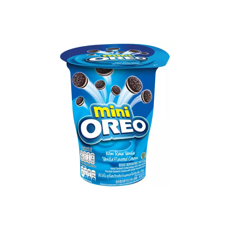 Sausainiai OREO MINI (VANILLA), 67g