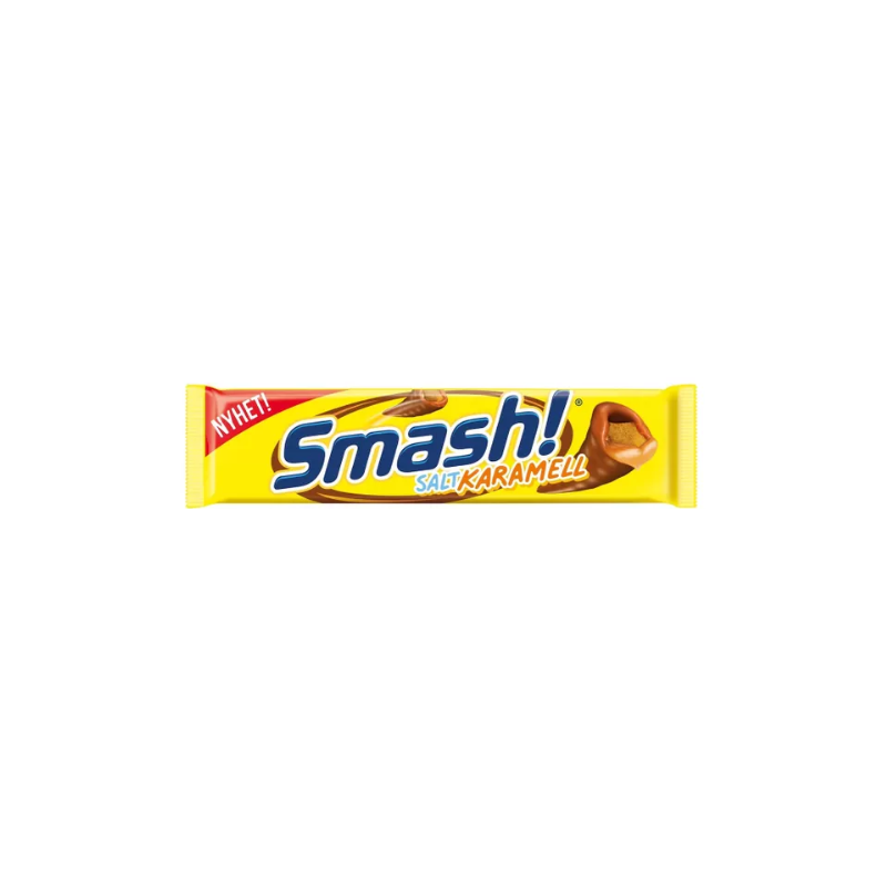 Batonėlis SMASH (SALTED CARAMEL), 40g