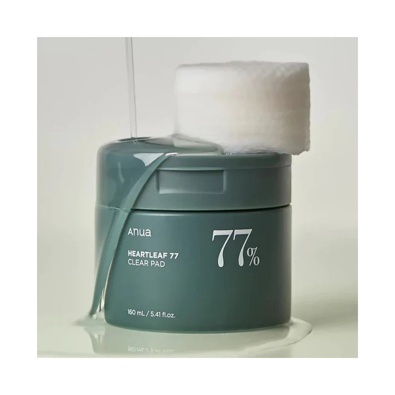 Anua Hearlieaf Toner Pads - švelniai odą šveičiantys tonerio padeliai