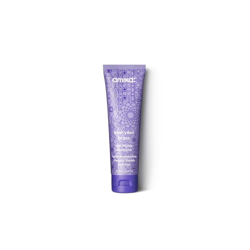AMIKA kondicionierius su ultra violetu 60ml – bust your brass cool blonde conditioner