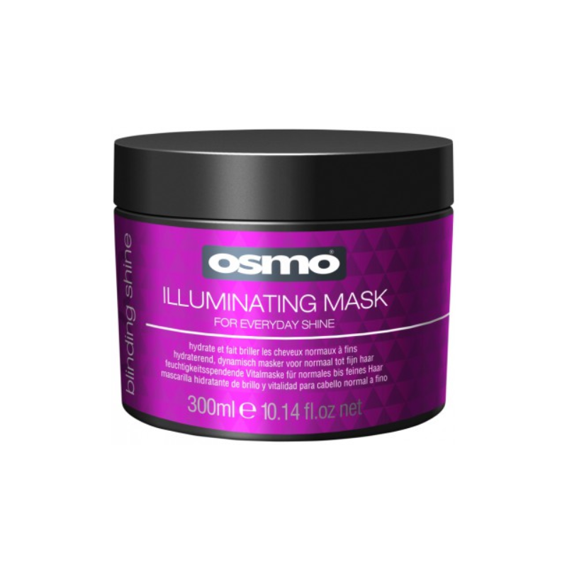Osmo žvilgesio suteikianti kaukė plaukams Blinding Shine Illuminating Mask 300ml