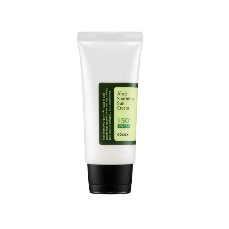 COSRX Aloe Soothing Sun Cream SPF50+ PA+++ apsauginis kremas nuo saulės