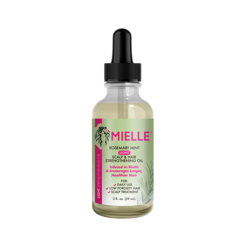 Mielle Rosemary Mint Light Scalp & Hair Strengthening Oil 59ml. Itin lengvas rozmarino aliejus galvos odai