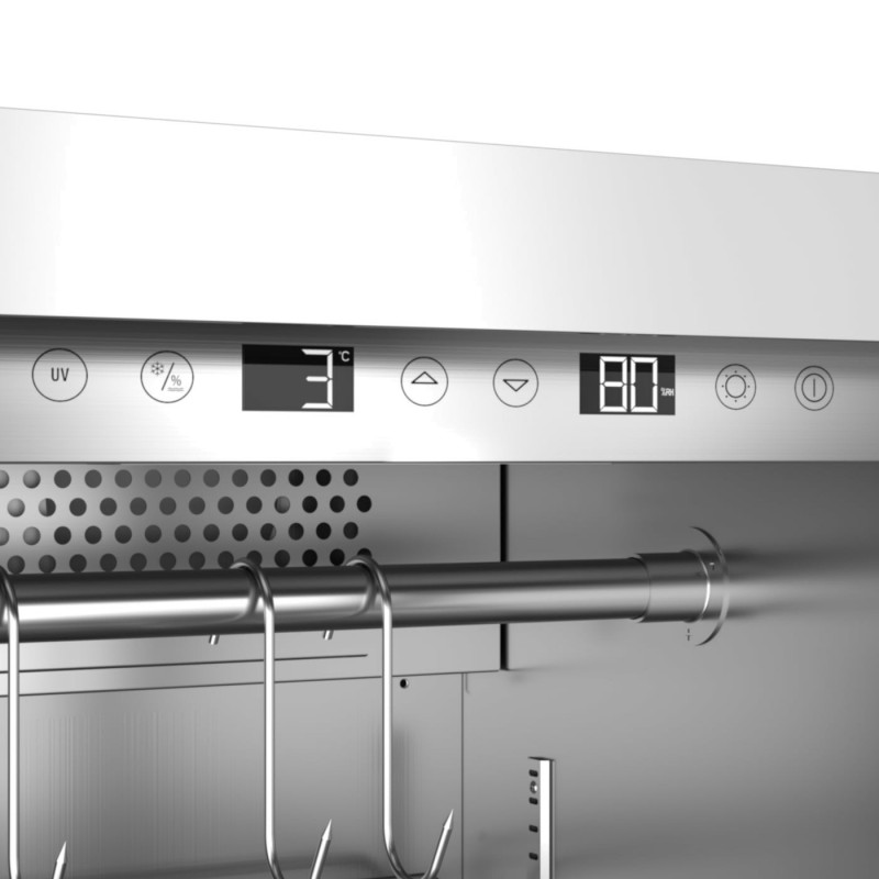 Caso | Dry aging cabinet with compressor technology | DryAged Master 125 | Energy efficiency class Not apply | Free standing | 