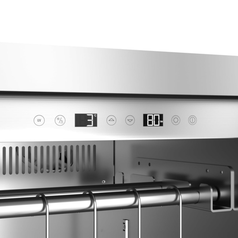 Caso | Dry aging cabinet with compressor technology | DryAged Master 380 Pro | Energy efficiency class Not apply | Free standin