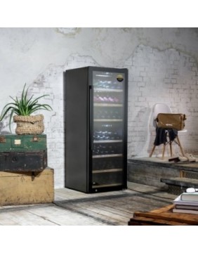 Caso | Smart Wine Cooler | WineExclusive 126 | Energy efficiency class G | Free standing | Bottles capacity 126 bottles | Cooli