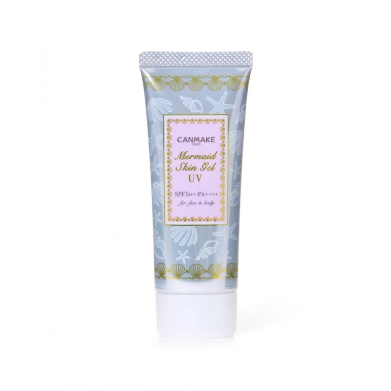 Canmake mermaid gel SPF50+ gelis nuo saulės 40g 01clear