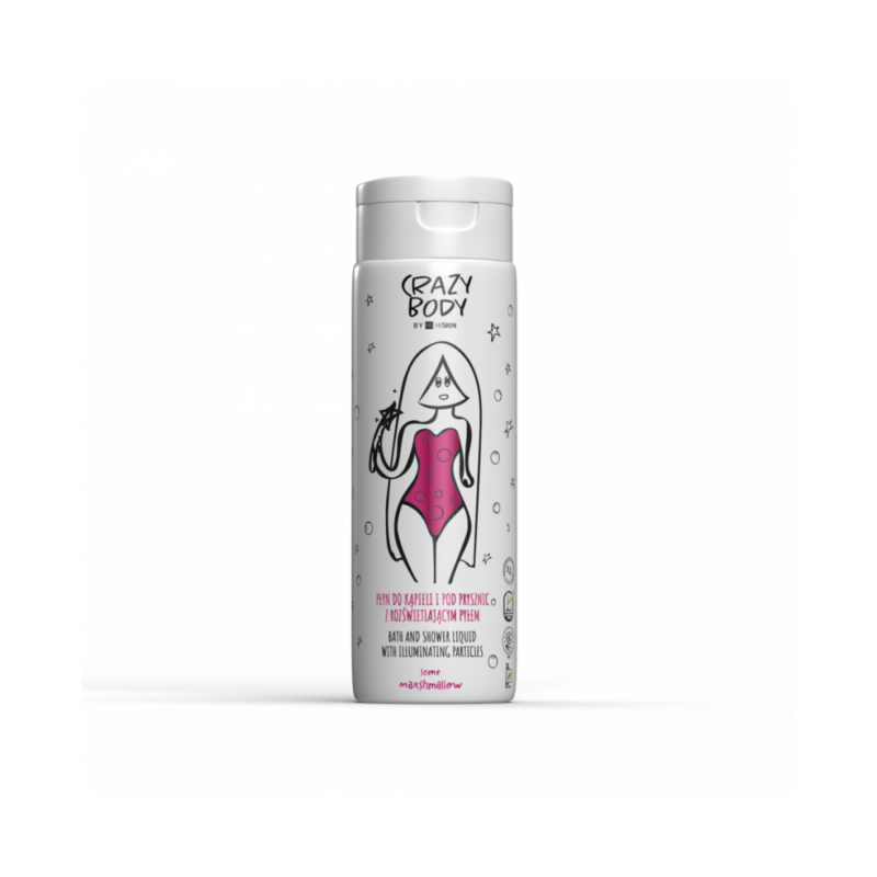 Crazy body švytintis kūno prausiklis "Marshmallow" 250ml