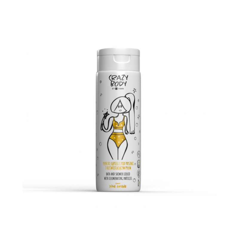 Crazy body švytintis kūno prausiklis "Pinacolada" 250ml