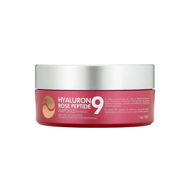 MEDI-PEEL Hyaluron Rose Peptide 9 Ampoule Eye Patch paakių pagalvėlės