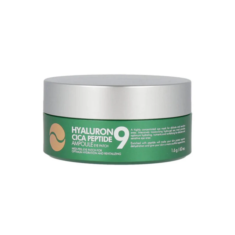 MEDI-PEEL Hyaluronic Cica Peptide 9 Ampoule Eye Patch paakių pagalvėlės
