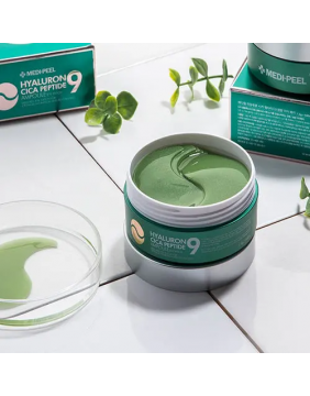 MEDI-PEEL Hyaluronic Cica Peptide 9 Ampoule Eye Patch paakių pagalvėlės