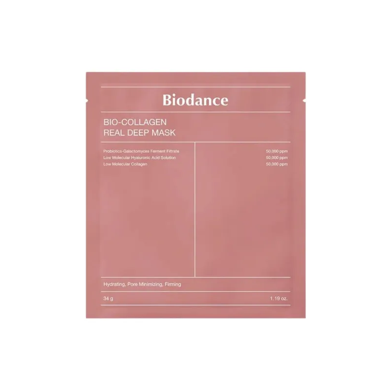 BIODANCE Bio-Collagen Real Deep Mask veido kaukė su kolagenu