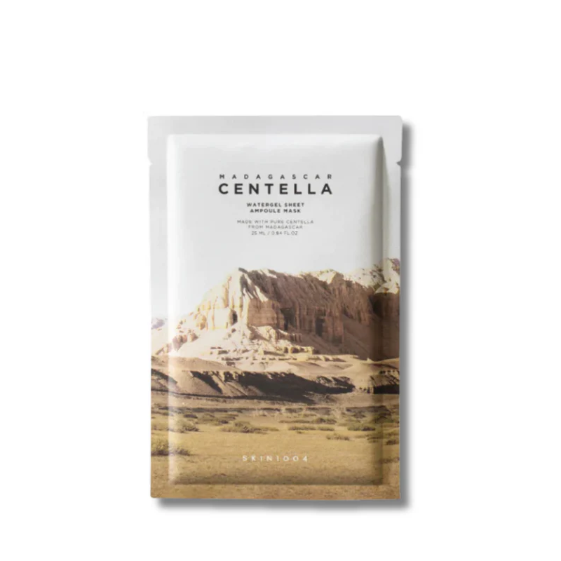 SKIN1004 Madagascar Centella Watergel Sheet Ampoule Mask - veido kaukė