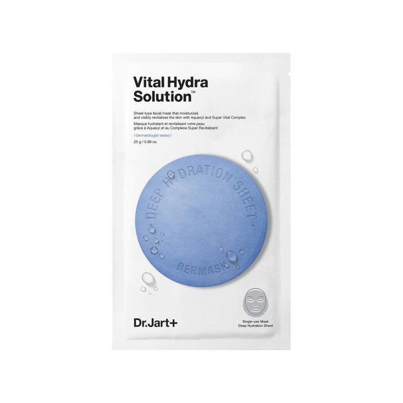DR.JART+ VITAL HYDRA SOLUTION veido kaukė, 25 g
