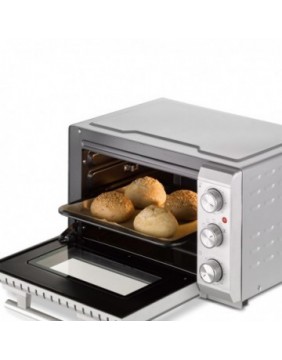 Caso | Compact oven | TO 20 SilverStyle | Easy Clean | Compact | 1500 W | Silver