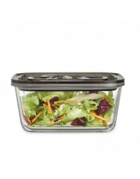Caso | Glass Vacuum Container with Plastic Lid | VacuBoxx Eco L | Transparent