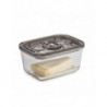 Caso | Glass Vacuum Container with Plastic Lid | VacuBoxx Eco L | Transparent