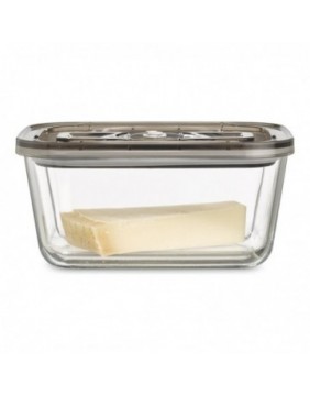 Caso | Glass Vacuum Container with Plastic Lid | VacuBoxx Eco L | Transparent