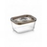 Caso Glass Vacuum Container with Plastic Lid | VacuBoxx Eco M | Transparent