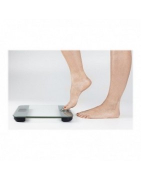 Caso | Body Energy Ecostyle personal scale | 3416 | Maximum weight (capacity) 180 kg | Accuracy 100 g | White/Grey