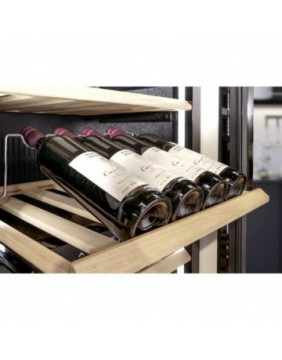 Caso | Wine Cooler | WineDeluxe WD 60 | Energy efficiency class F | Built-in | Bottles capacity 60 | Black