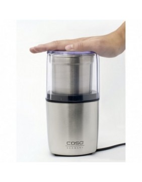 Caso | Electric coffee grinder | 1830 | 200 W W | Lid safety switch | Number of cups 8 pc(s) | Stainless steel