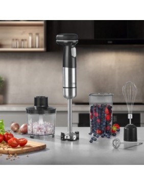 Caso Cordless 4in1 Hand Blender Set | Click & Mash | Hand Blender | 180 W | Number of speeds Variable speed control | Stainless
