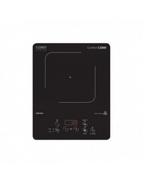 Caso | Free standing table hob | Comfort C2000 | Number of burners/cooking zones 1 | Sensor | Black | Induction