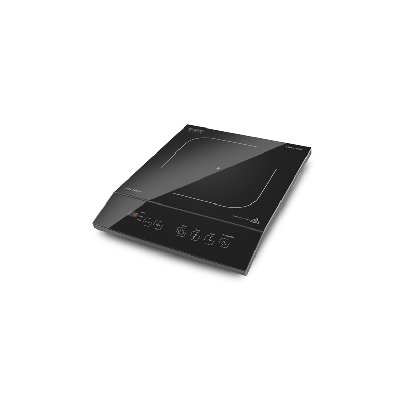 Caso | Free standing table hob | 02230 | Number of burners/cooking zones 1 | Sensor touch control | Black | Induction
