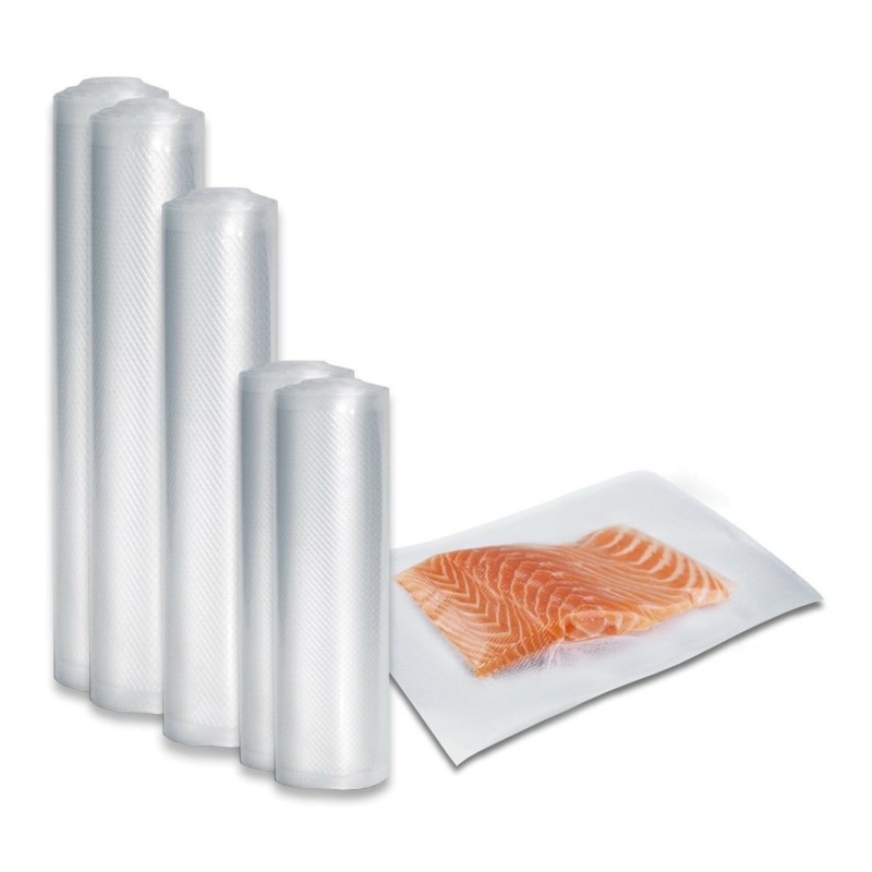 Caso | Foil set 3 for vacuuming + Sous Vide Cooking | 01237 | Dimensions (W x L) 16 x 23 cm, 20 x 600 cm, 28 x 600 cm, 30 x 600