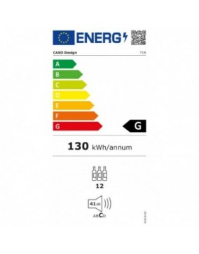 Caso | Wine Cooler | WineExclusive 12 | Energy efficiency class G | Bottles capacity 12 | Cooling type Compressor technology | 