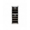 Caso | Wine Cooler | WineComfort 1260 Smart | Energy efficiency class G | Free standing | Bottles capacity 126 | Stainless stee