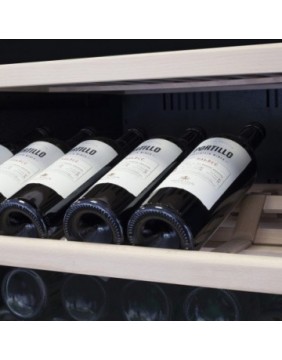Caso | Wine Cooler | WineComfort 1260 Smart | Energy efficiency class G | Free standing | Bottles capacity 126 | Stainless stee