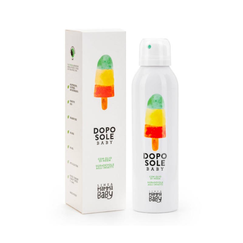 Linea Mamma baby Kremas kūdikiams po saulės vonių "Aftersun"