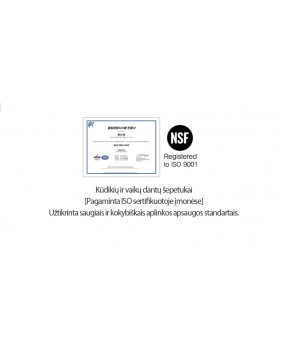 K-MOM vaikiškas dantų šepetėlis (nuo 12 iki 36 mėnesių)