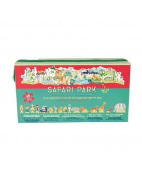 Dėlionė su figūrėlėmis, Safari parkas, 60 det.