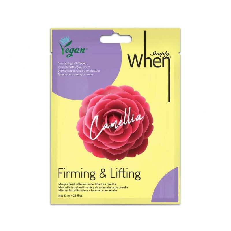 Simply When Camellia veganiška stangrinanti veido kaukė