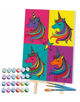 Splat Planet tapyba pagal skaičius, POP VIENARAGIS 40x50 cm
